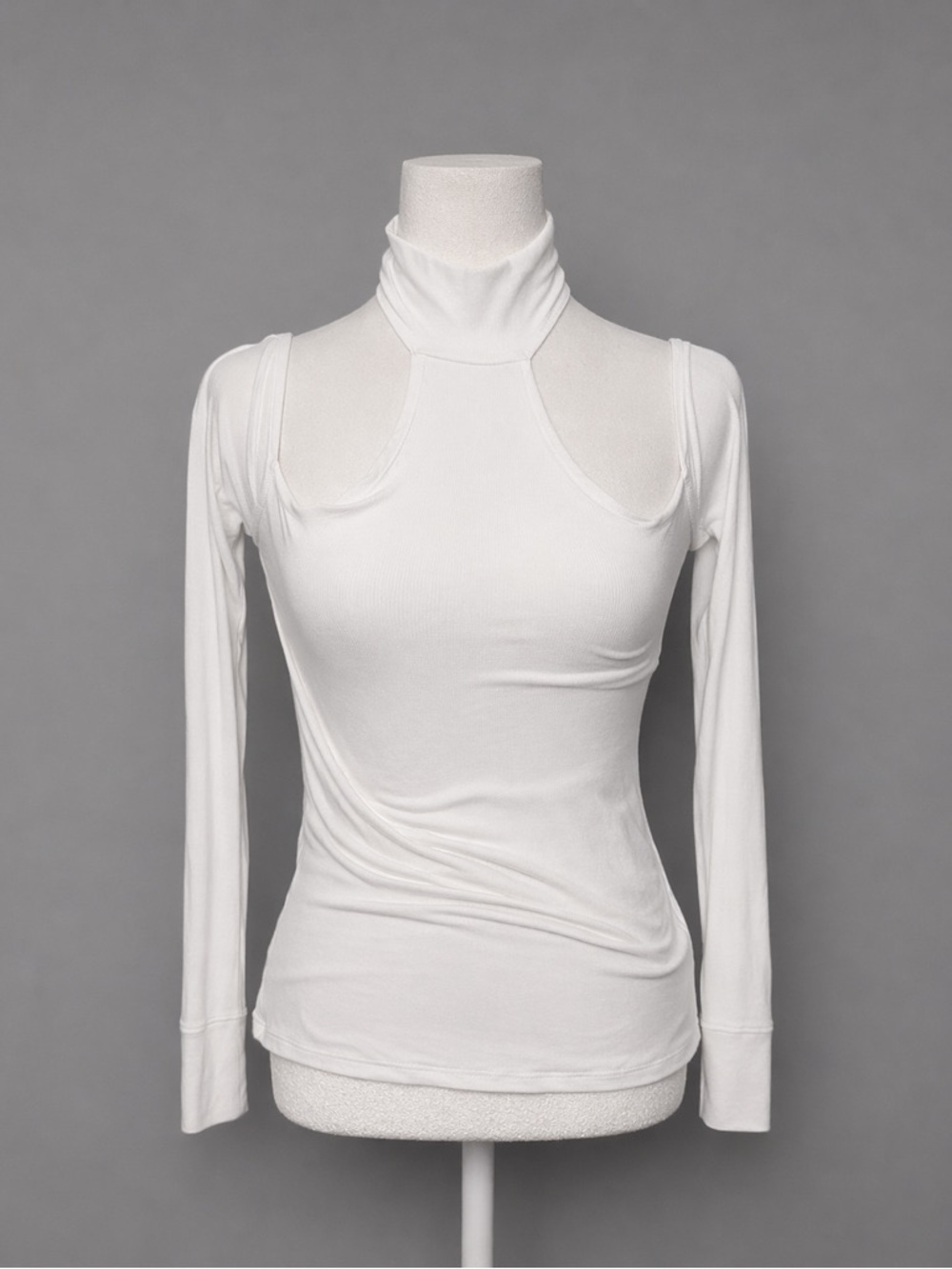 Michael Lauren white rib top